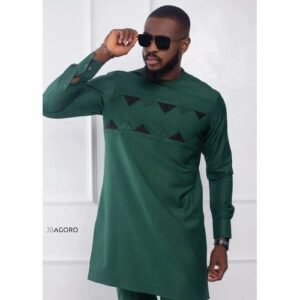 dark green native senator attire